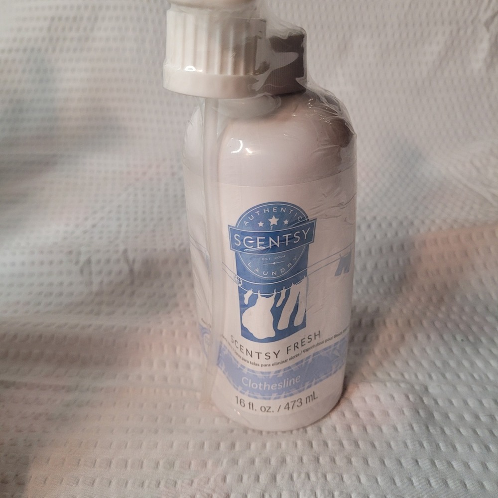 Scentsy Fresh Fabric Spray Clothesline 16 fl oz 473 mL New Sealed Eliminator